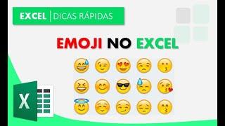 Como colocar Emojis ou Emoticon em Planilha de Excel - Carinhas