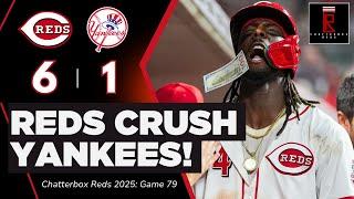 Cincinnati Reds pitching STOPS New York Yankees, Elly De La Cruz & Aaron Judge Homer; Podcast, Recap