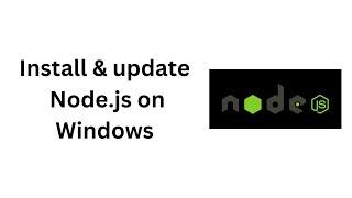 How to install and update Node.js in Hindi | NVM