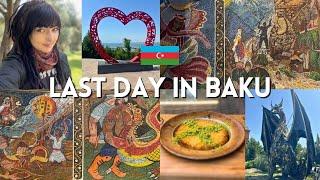 My Last Day in Baku - Soviet Mosaics, A Walk In The Park & Food! 