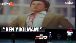 Cüneyt Arkın'ın cenaze töreninde duygulandıran video: Ben yıkılmam!