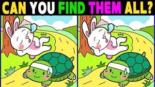Spot The Difference: Spot the 3 Differences | Brain Training 【Normal】 #1004