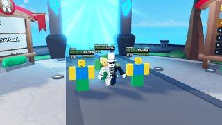 DEFEATING A BOSS IN NOOB FACTORY SIMULATOR!