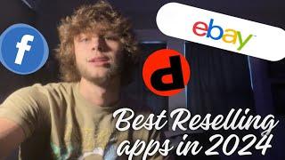 *BEST* APPS FOR RESELLING IN 2024 (EBAY, FACEBOOK, DEPOP)