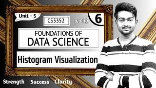 Histogram Plot in Tamil | Foundations of Data Science in Tamil | Unit 5 | CS3352 in Tamil