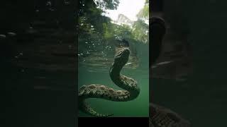 ANACONDA SWIMMING JUNGLE!