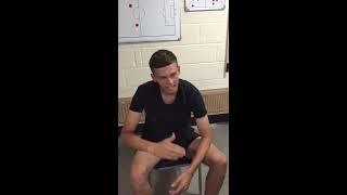 Pre-season interview with new singing Jack Tutton
