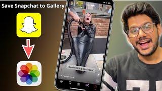 How to download snapchat spotlight video (without watermark)