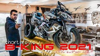 Short review customized Suzuki B-King 2021 330 kit  | Suzuki GSX 1340 | Hayabusa custom VRSC