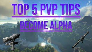 TOP 5 PvP TIPS for BEGINNERS - Become the Alpha Tribe!! / ARK Survival Evolved Guide / Tutorial