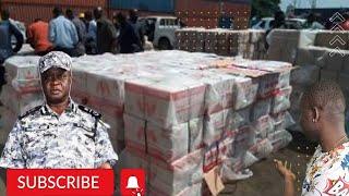 KOL RES 029; 4 CONTAINERS TRAMADOL TO BE BURNT BY THE SALONE POLICE
