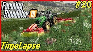 FS19 Timelapse, Felsbrunn #20: Mowing The Meadow!