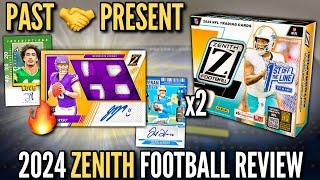 A BLAST FROM THE PAST (AND FUTURE)!  2024 Panini Zenith NFL Football FOTL Hobby Box Review