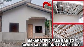 33sqm House pinagsamang metal furring at metal studs Mas makaka tipid ganito gawin