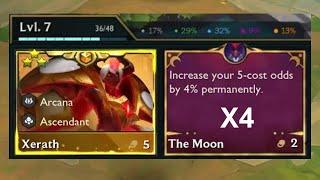 How to Get The Most THE MOON Charms !?⭐⭐⭐ | TFT SET 12