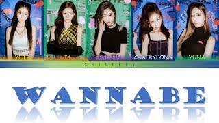 ITZY (있지) "WANNABE" (Color Coded Lyrics Eng/Rom/Han/가사)