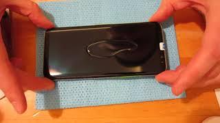 SAMSUNG S8 S9 S10 IPHONE X защитное стекло на УЛЬТРАФИОЛЕТОВЫЙ клей (УФ-клей, UV glue)