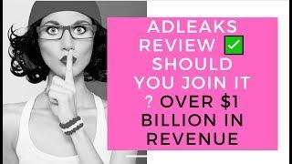 AdLeaks Review  Should You Join It ? Over $1 Billion in Revenue