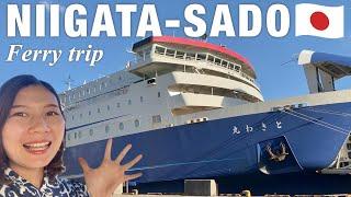 NIIGATA Ferry Trip from Sado Island to Niigata  Japan travel vlog⭐️ Japanese countryside