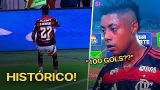 REAÇÃO DE BRUNO HENRIQUE AO MARCAR 100 GOLS COM A CAMISA DO FLAMENGO