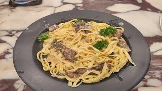 Crazy Flavors!  Creamy and Flavorful Morel Mushroom Alfredo. Bon Soirèe with Steve: