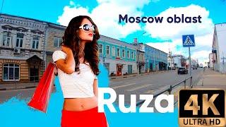 4K | The old Russian town Ruza | Moscow oblast