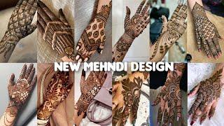 new mehndi design with Easy pattern 2023 | front hand and back hand mehndi design@alveenafatimaA