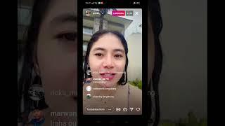 Cewe Cantik lagi Mandi, Live Instagram