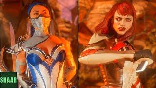 Mortal Kombat 11 - Kitana Vs Skarlet - All Intros Dialogues