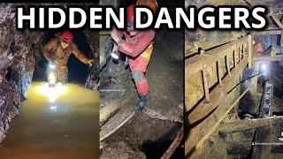 FALSE FLOOR DEATHTRAPS IN WALES BIGGEST LEAD MINE #abandonedmine ##mineexploration #underground