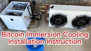 Mining Immersion Cooling Tank Dry Cooler Introduction | Bitcoin Asic Miners Overclocking #bitcoin