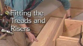 How to Build Stairs Fitting the Treads and Risers