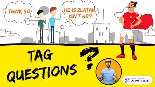 Tag Questions- A short, fun, and interactive ESL video