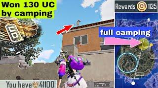 Won 110 UC by Camping in Blue Zone | SOLO Bonus Challenge GAMEPLAY /PUBG MOBILE #mekzonegaming #bgmi