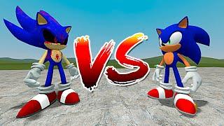 SONIC.EXE VS SONIC THE HEDHEHOG WHO STRONGEST IN GMOD