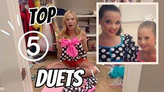 My Top 5 Dance Moms Duet Dances + Costumes