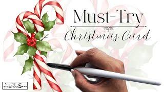 Make This Christmas Memorable!  Unique, Hand-Painted Watercolor Cards that Loved Ones Will Cherish!