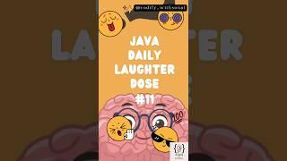 Java developer who plays guitar ? Java Daily Laughter Dose #11 #shorts #trending #viral #java #joke