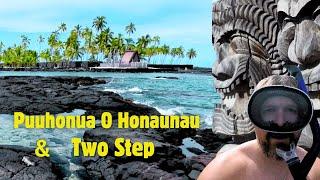 The BEST Big Island Hawaii Experience | Snorkeling Two Step Beach & Exploring Puuhonua O Honaunau