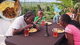 This is how a single dad takes time out to prepare his Father's day dinner | Oxtail | Fry fish