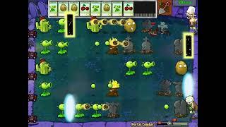 Plants Vs. Zombies: Survival Night Hard Portal Combat Hybrid Mini Game