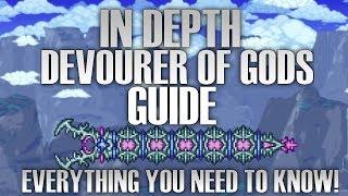 DEVOURER OF GODS IN DEPTH GUIDE (Terraria Calamity Revengeance Mod)