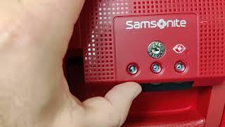 How to Set Lock Code on Samsonite S'cure Suitcase