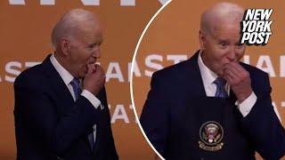 Biden says he was ‘fired,’ snacks from friendsgiving military buffet