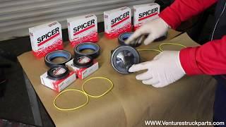 1998-2004 Ford F250 F350 F450 F550 4x4 Super Duty Outer Axle Shaft And Vacuum Knuckle / Seal Install