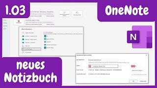 1.03 | Neues Notizbuch erstellen | OneNote MasterClass