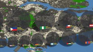 CO2 Emissions by Country - 3D Real Scale Comparison