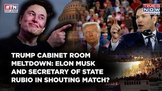 Trump Watches? Ugly White House Clash Between Elon Musk & Secretary Of State Rubio Over DOGE Cuts?