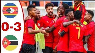 Eswatini vs Mozambique (0-3), All Goals/AFCON Qualifiers-2024 Geny Catamo Goal, Stanley Ratifo Goal