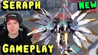 New Robot SERAPH Gameplay on War Robots Test Server - WR